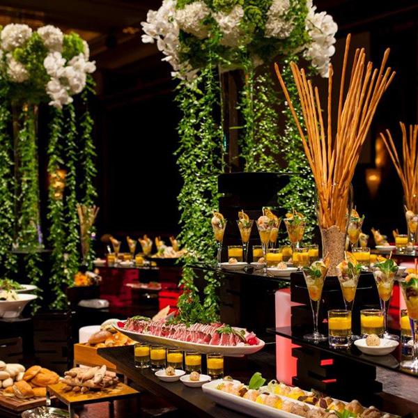 リッツカールトン特製のカクテルメニューが頂ける懇親会